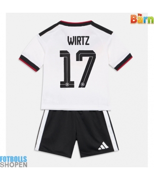 Billiga Tyskland Florian Wirtz #17 Hemmatröja Barn VM 2026 Kortärmad (+ Korta byxor)